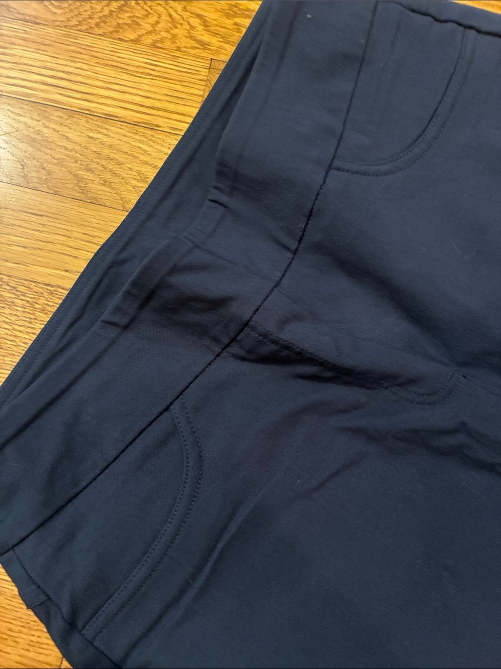 Ruby Rd. Navy Cropped Dress Pants - Picture 3 of 5